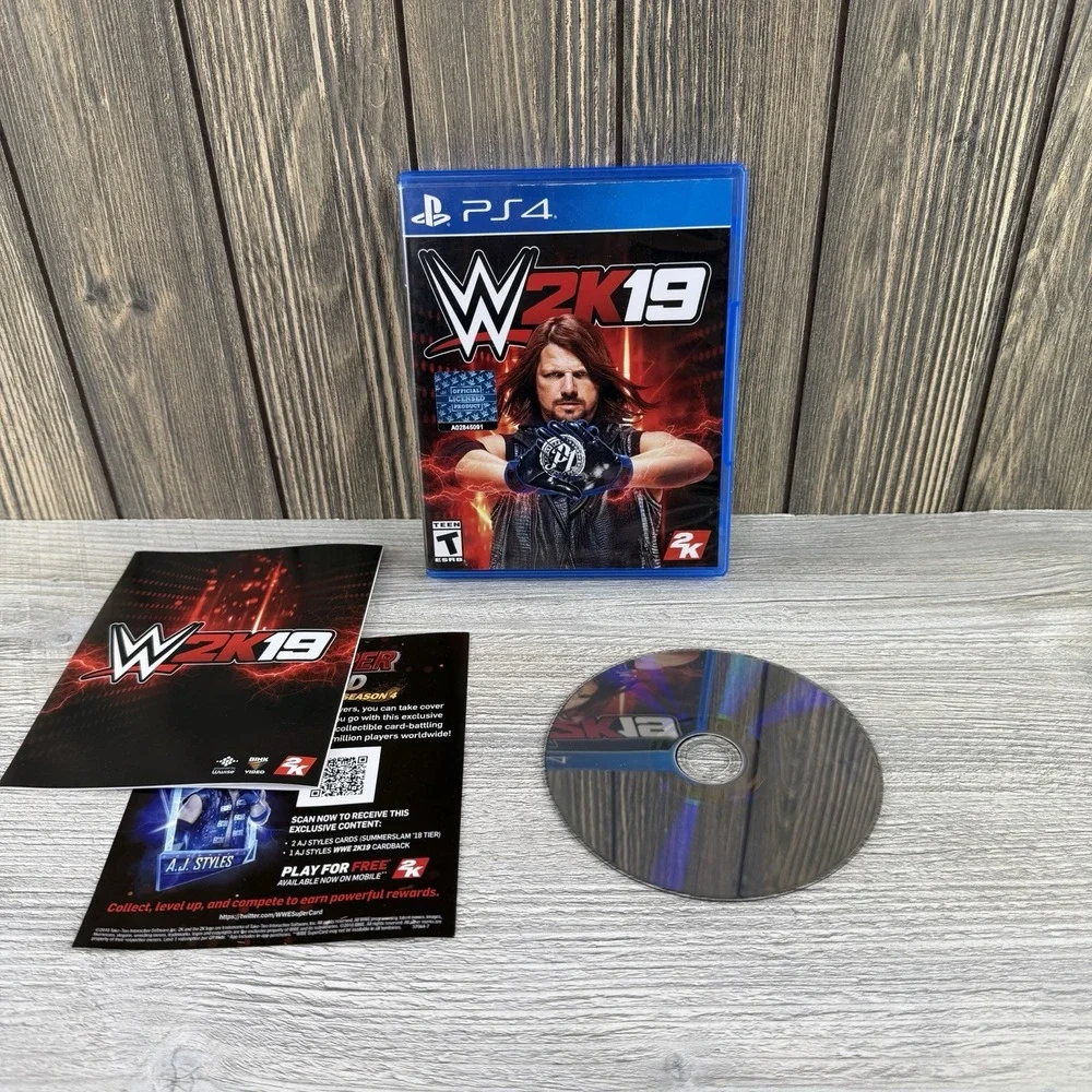 WWE 2K19 Complete In Box Tested And Working (PlayStation 4, 2018)